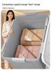 Extra Large Plastic Storage Box with Wheels for Toys, Snacks, Clothes - Thickened Container for Living Room & Bedroom