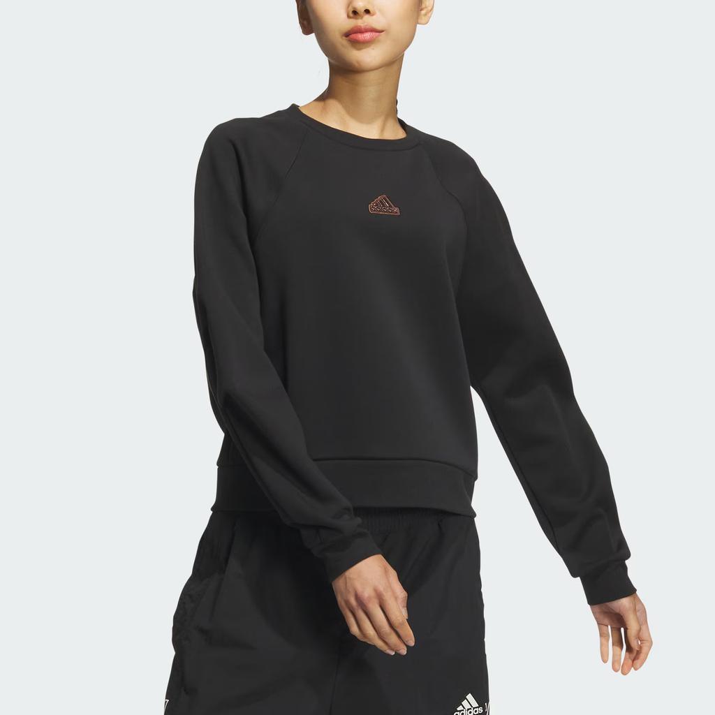 Adidas Tech Crewneck Sweatshirt Women Sweatshirt Black JJ1107