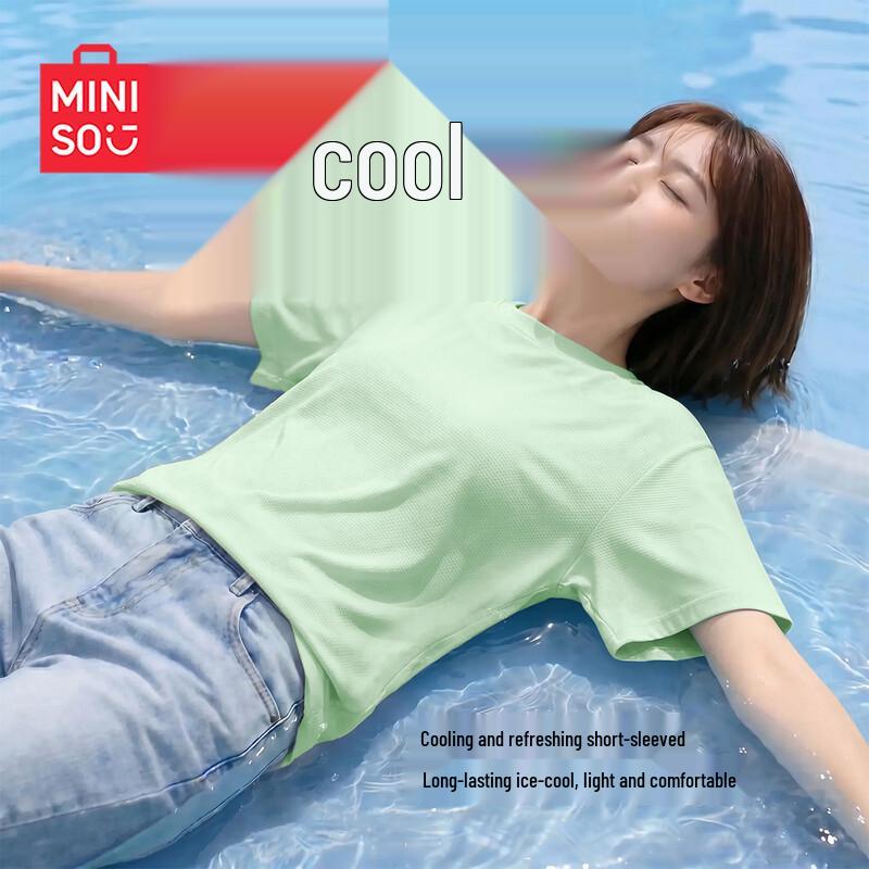 MINISO Women s Ice Silk Quick Dry T-Shirt L