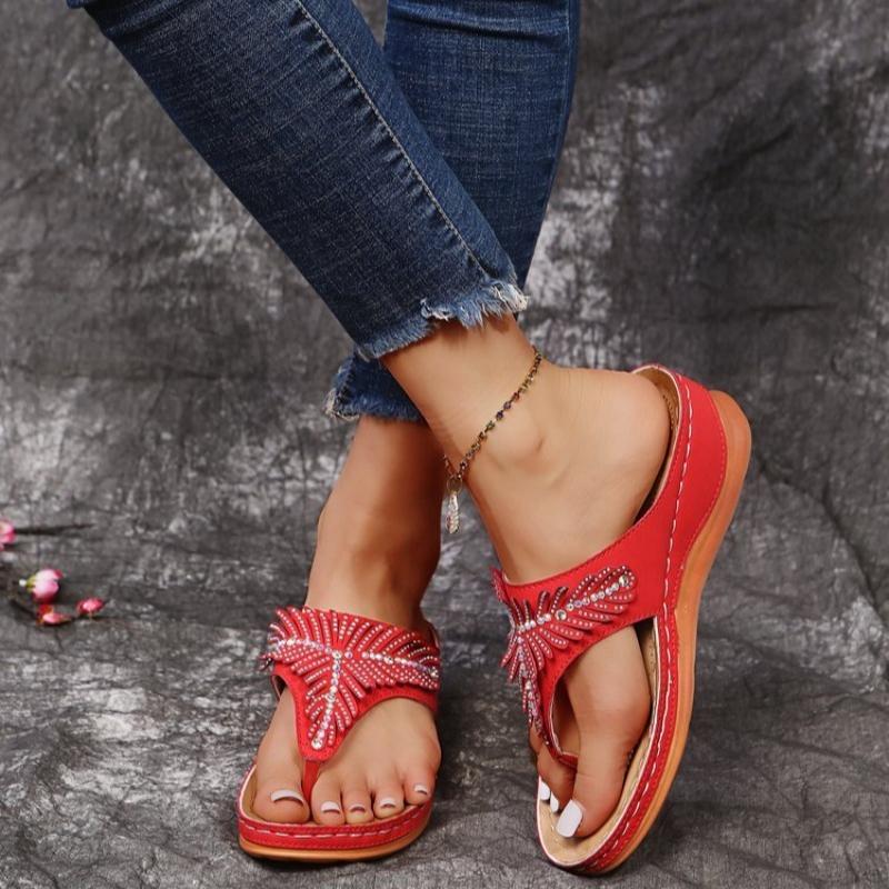 Summer Women Slippers Big Size Platform Wedges Sandals Non-Slip Open Toe Sandals Flip Flops Comfortable Beach Shoes Slides Women