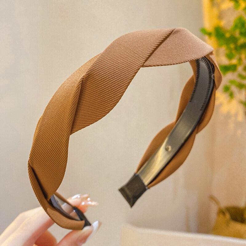 Elegant Simple Twist Headband for Women Retro Suitable for Daily Wear, Including Washing Up Hair Band Girl Hair Hoop