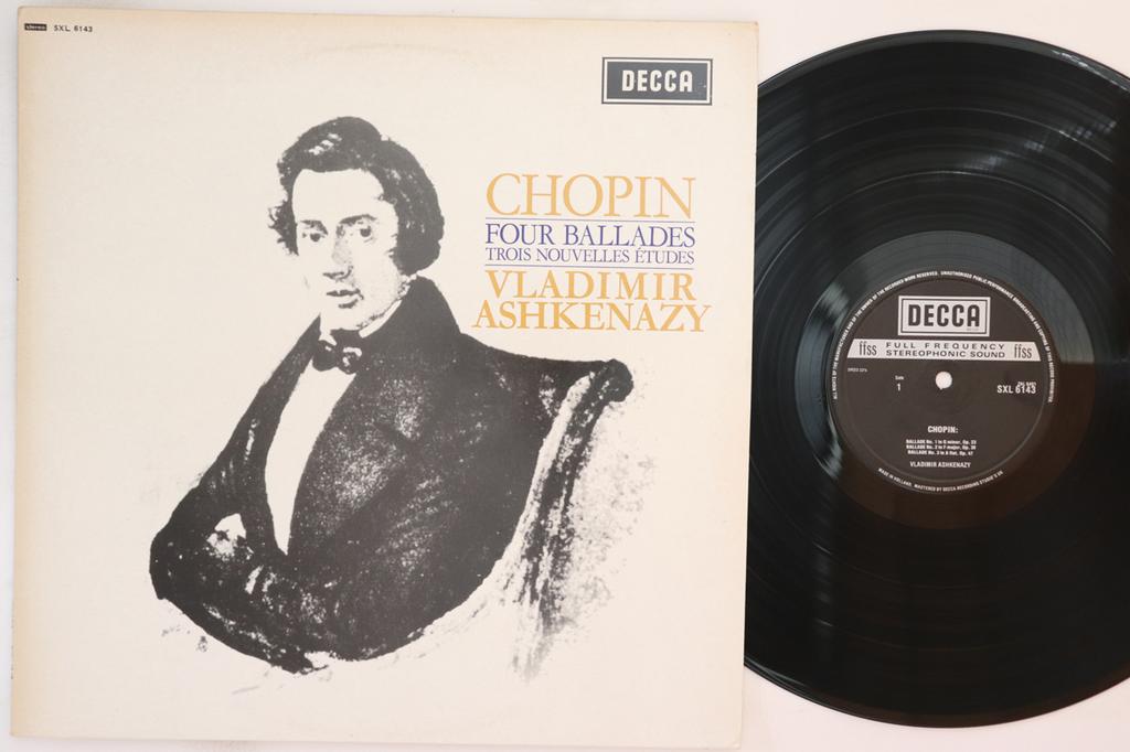 LP Record VLADIMIR ASHKENAZY - Chopin Four Ballades / Trois Nouvel SXL6143 DECCA UK Classical Used