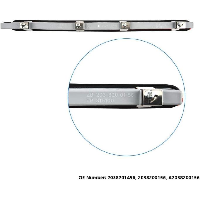 Tail Brake Light,2038201456 LED Third Stop Tail Brake Light Rear Lamp for C-Class C230 C280 C350