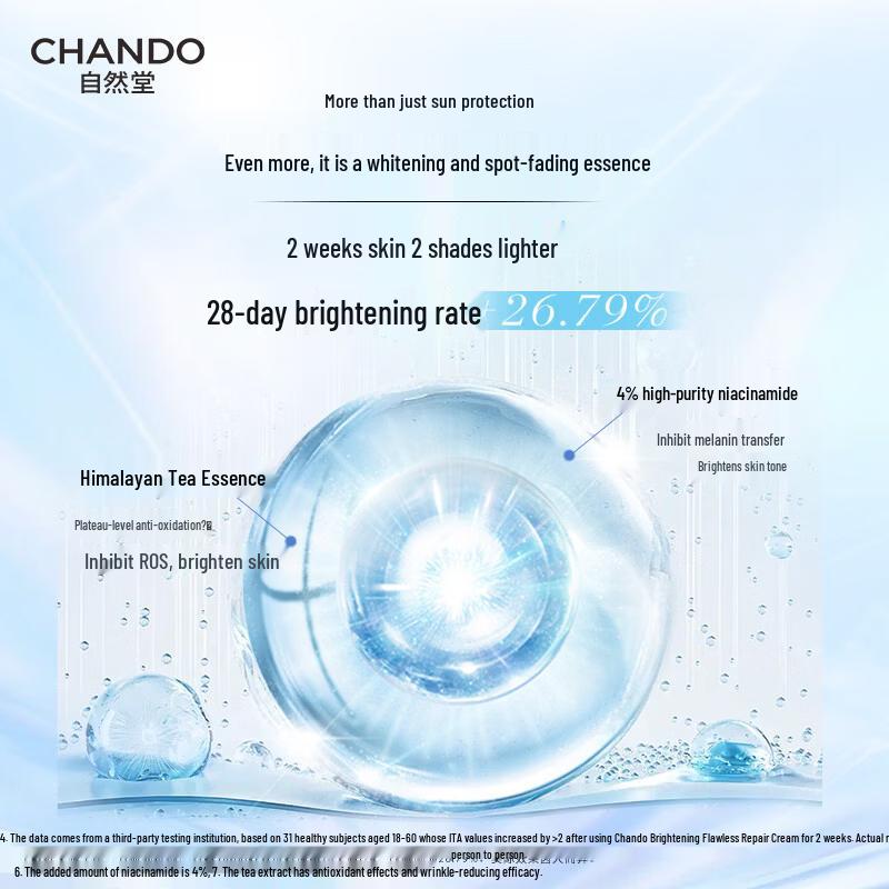 CHANDO Brightening & Moisturizing Makeup Primer SPF33 PA++