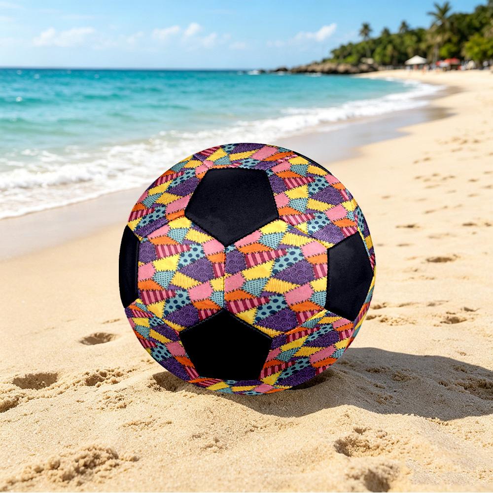 1pc Patchwork Quilt Lightweight PVC Training Soccer Ball, Size 5, Suitable for Indoor and Outdoor TrainingGift Y60330