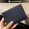 Humerpaul Ladies First Layer Cowhide Three-folding Wallet RFID Anti-theft Brush Portable Wallet Multi-card Slot Large-capacity Multi-compartment