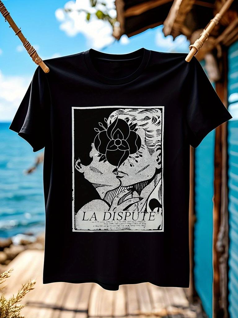La Dispute Black Graphic Tshirt Bitter Fruit Design with ...