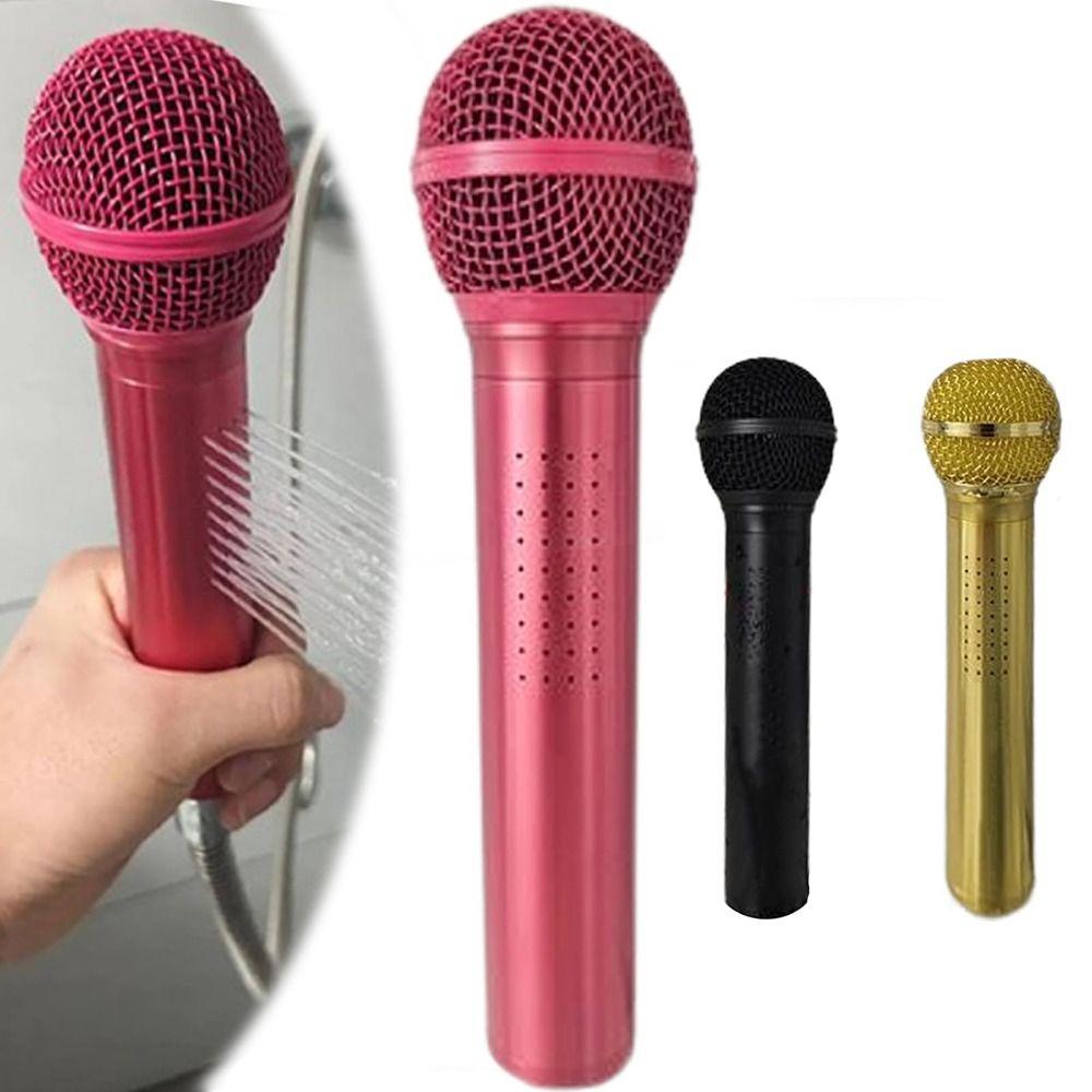 High-pressure Microphone-shaped Shower Head Funny Shower Sprayer New Showerhead Bathroom