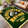 Green Bay Packers Print Rug, Washable Floor Carpet, For Entryway Dorm Laundry Room Office Study, Home Decor Birthday Christmas Gift