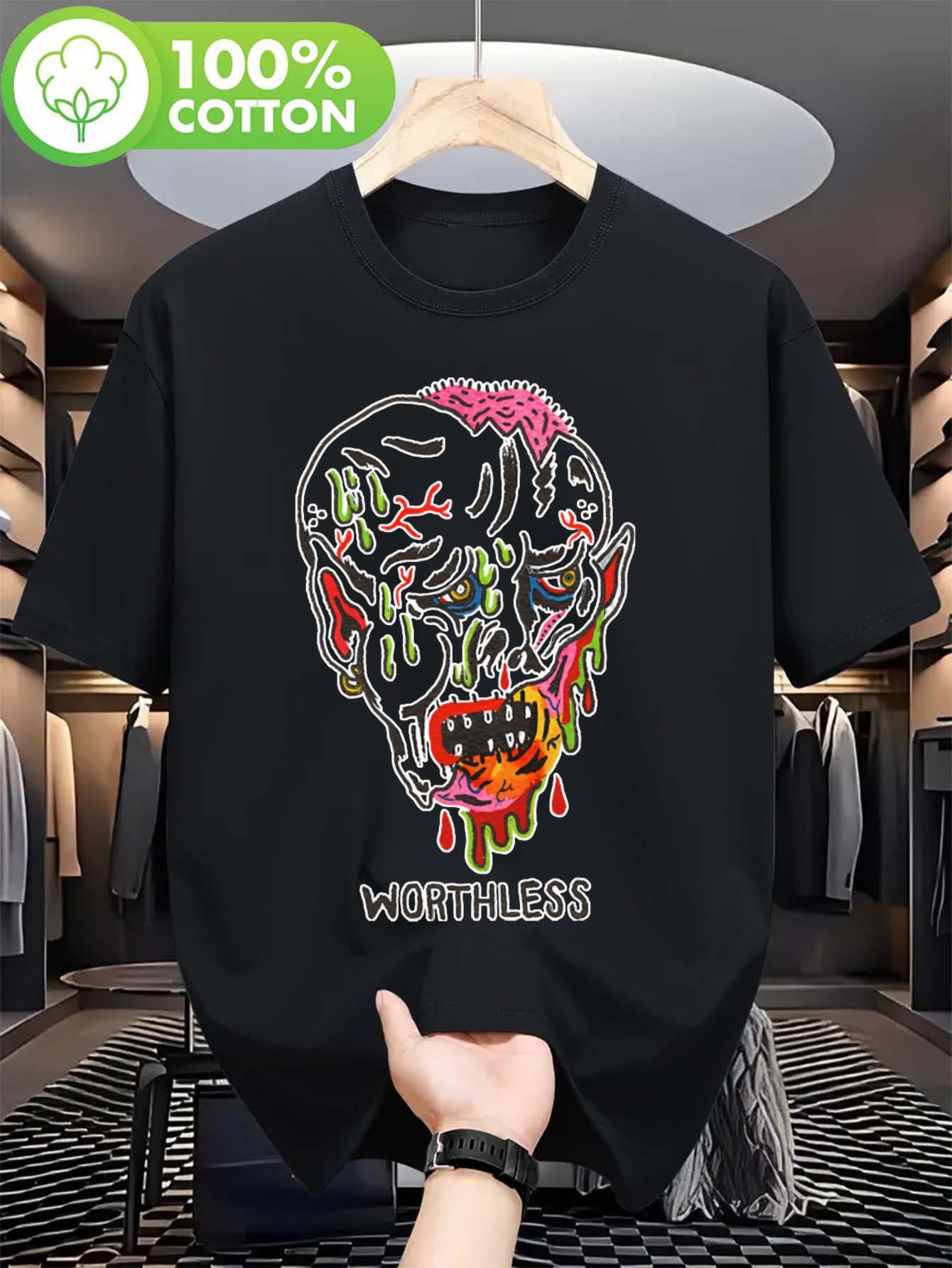 Worthless  Graphic T-shirt - Cotton Crew Neck XL