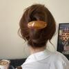 1 Pieza Pinza para el Cabello Geométrica Ovalada de Tamaño Grande Tocado Pinzas para el Cabello de Acetato Para Mujeres Pinza Francesa Accesorios para el Cabello Elípticos Brillantes