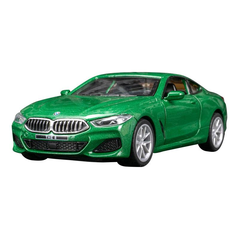 1:35 BMW M850i Alloy Car Model Ornament Door Can Be Opened Has Simulated Sound and Lighting Functions, Rich Details