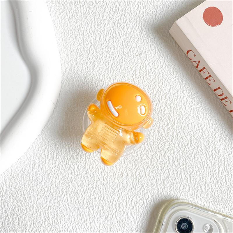 Cute Luminous Astronaut Bracket Phone Grip Tok Griptok Holder Ring For iPhone Universal Accessories Phone Stand Holder Support