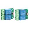 2Pcs Relay Module 2 Channel 5V Plug and Play USB PC Intelligent Control Electric Relay