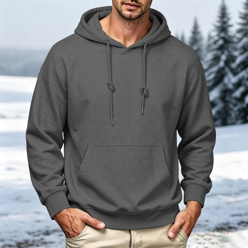 Herren Pullover Hoodie mit Farbe Vielseitig Lässig Alltagsbekleidung