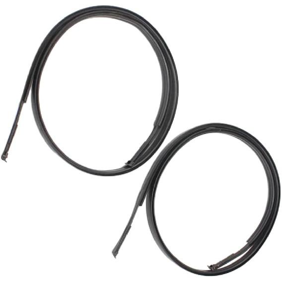 Riloer Roof Molding Drip Strip, 1 Set Car Roof Weatherstrip Moulding Trim Seal Compatible with Toyota Camry 2006-2011 75555-06070, 75556-06030,
