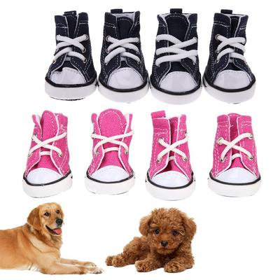 Estilo Casual Para Cães Pequenos, Gatos Sapatos Antiderrapantes Para Cães Botinhas Para Pets Tênis Para Filhotes Sapatos Jeans Para Pets