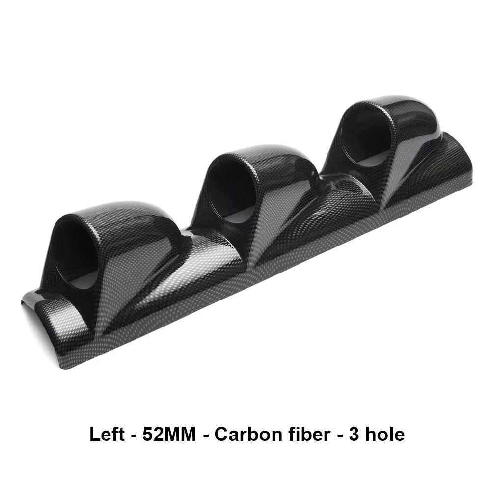 Black Single/Double /Triple Left/Right Hand Drive Car Meters Holder 60mm A-Pillar Gauge Pod 2" 52mm Car Gauge Pod Universal