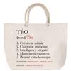 Beach Bag - PLANETEE - Téo - Rope Handle - Large Size - Customizable