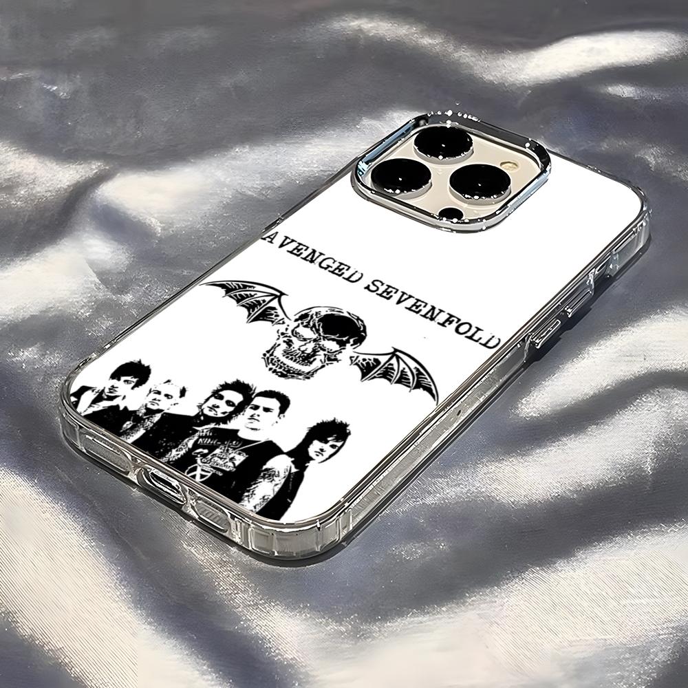 Band A-Avenged Sevenfold Hot Phone Case For IPhone 17 Pro Max 16 15 14 Pro Max IPhone 13 Pro Max 11 Plus Transparent Cover