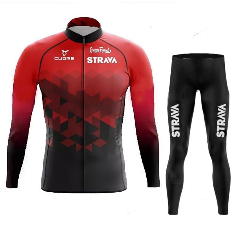 2026 Long-sleeved Autumn Breathable Cycling Suit,  Tour De France Long-sleeved Suit, Sweat-wicking and Breathable Tour De France Cycling Suit XS