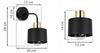 Wall Lamp, Square Lamp, Ceiling Lamp, Black Led Lamp