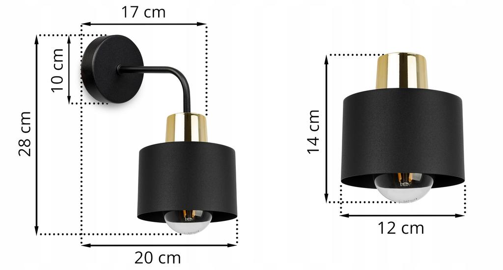 Wall Lamp, Square Lamp, Ceiling Lamp, Black Led Lamp