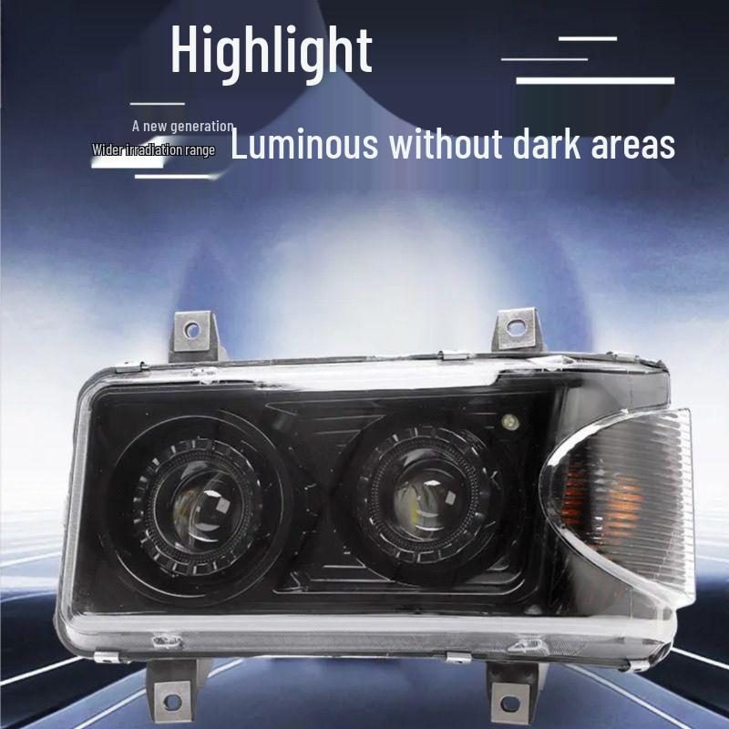 Super Bright LED Front Headlight Assembly with Turn Signal for Jiefang Tianv, Hanv, Tuwv, Luwv, Tianwei, Hanwei Models