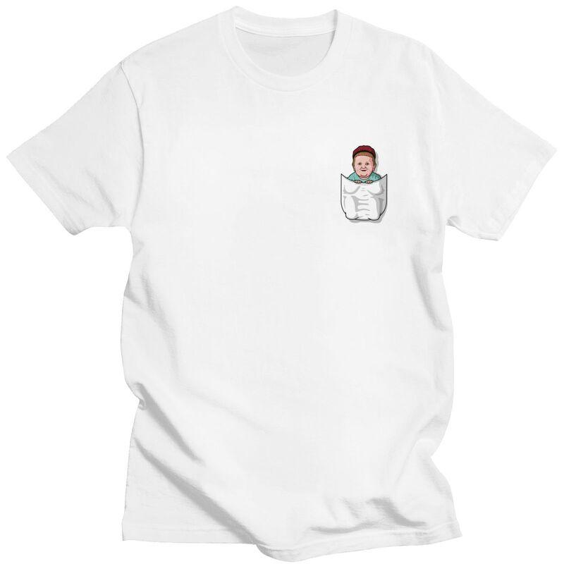 Custom Male Hasbulla Magomedov Pocket T Shirts Short-Sleeve Cotton Tshirts T-shirt Casual Hasbullah Smile Tee Loose Fit Cloth... S разноцветный