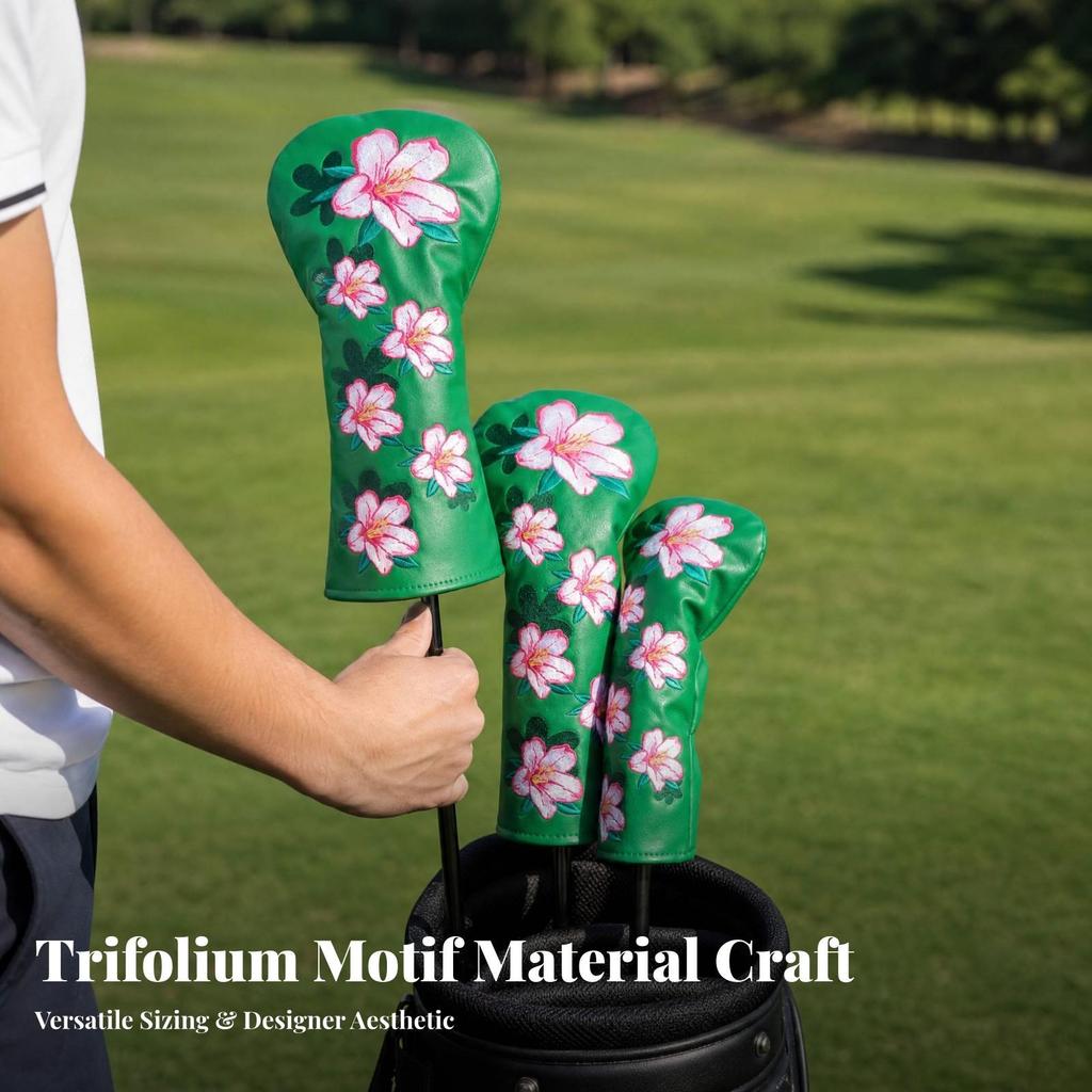 Golf Club Head Cover | guarding PU Material, straightforward pullon Design, Headcover, for
