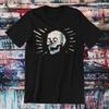 Comic Skull Shirt Horror Movie Tee Goth Punk Rock Vintage Style Unisex Tee