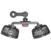 Adjustable Dual Head 12V/24V Rear Seat Car Fan – High Power Wind