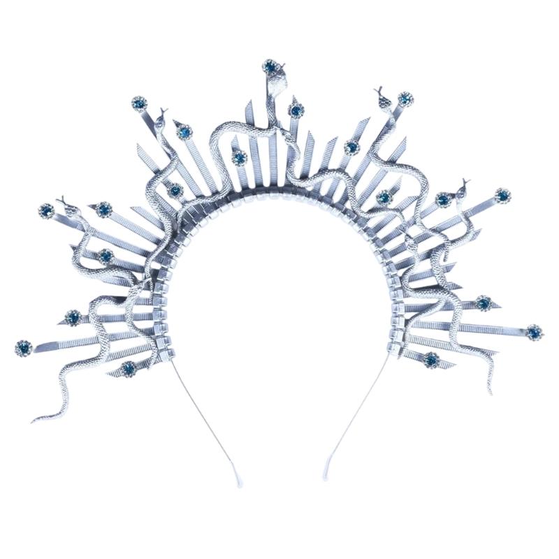 Mystical Snake Gothic Headwear Cosplay Hair Accesories Fashion Costume For Halloween Parties And Themed Event