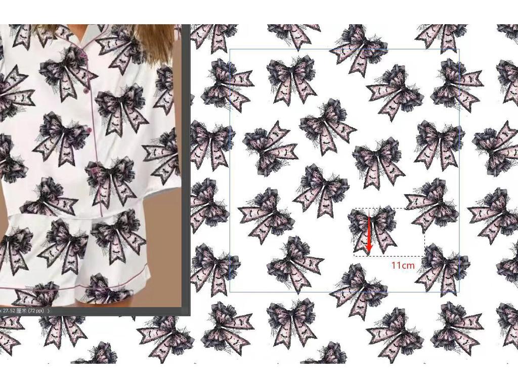 2025 Grenzüberschreitender Weihnachts-Pyjama: Druck Umlegekragen Kurzarm Shorts Hausanzug Set.