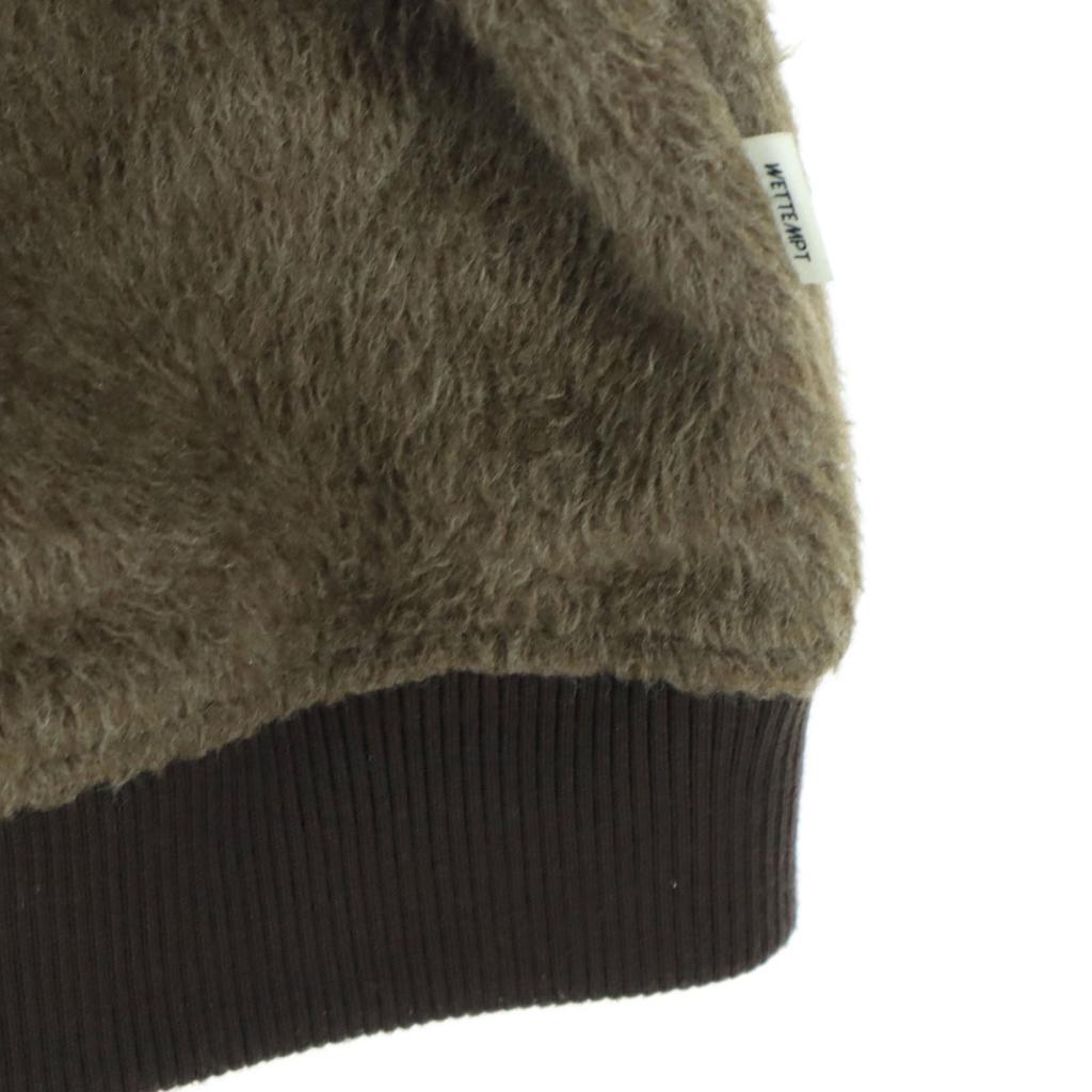 WETTEMPT Long Sleeve Fake Fur Blouson L Brown Men's Used