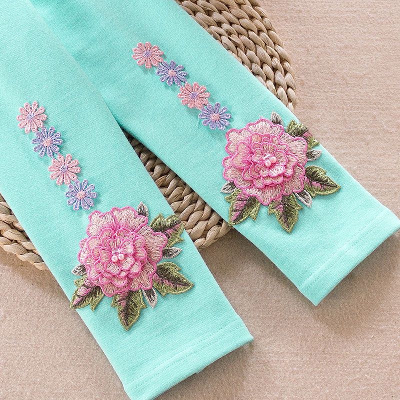 Mädchenleggings für Sommer-Oberbekleidung, mittelgroße bis große Kinder- und Mädchenhosen aus dünner Baumwolle, mückenabweisend