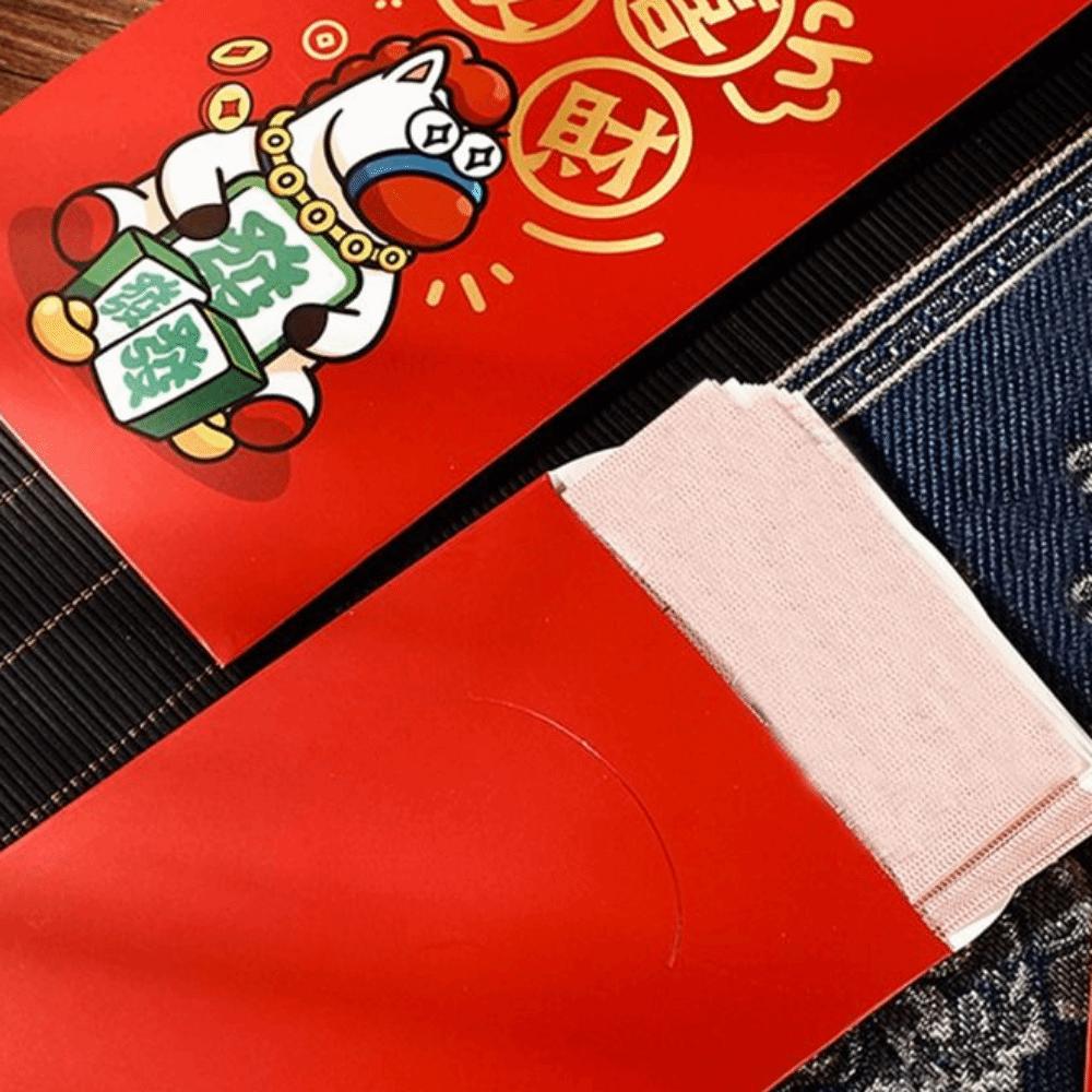 6Pcs/Set Cartoon 2026 Horse Year Red Envelope Creative 2026 Horse Year Red Pocket Lunar New Year
