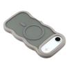 For iPhone 17 Air Case Compatible with MagSafe TPU+PC Phone Back Cover Skin Touch Wave Shape