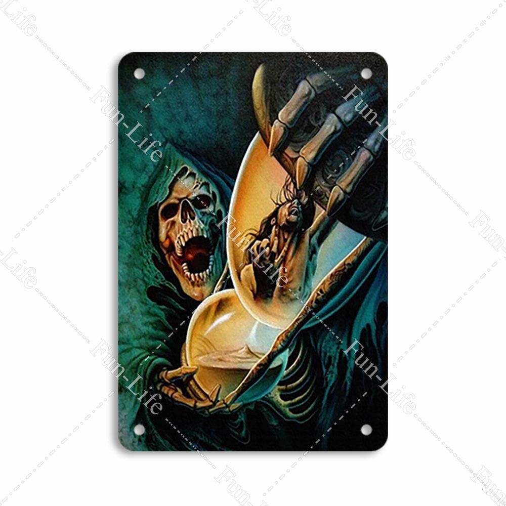 Easter Plaque Metal Tin Signs Shabby Chic Painting Poster Skeleton Vintage Wall Art Sticker Pub Bar Home Casino Decor 20x30 cm