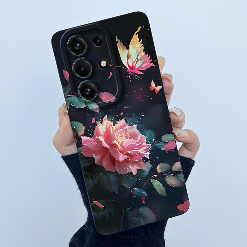 For Itel S26 Ultra Super 26 Ultra S688LN Case Simplicity Oil Painting Floral Silicone Soft Casing New Shockproof Back Cover