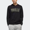 Adidas Sweatshirts Men's Black Hooded Moderate Regular FM6251