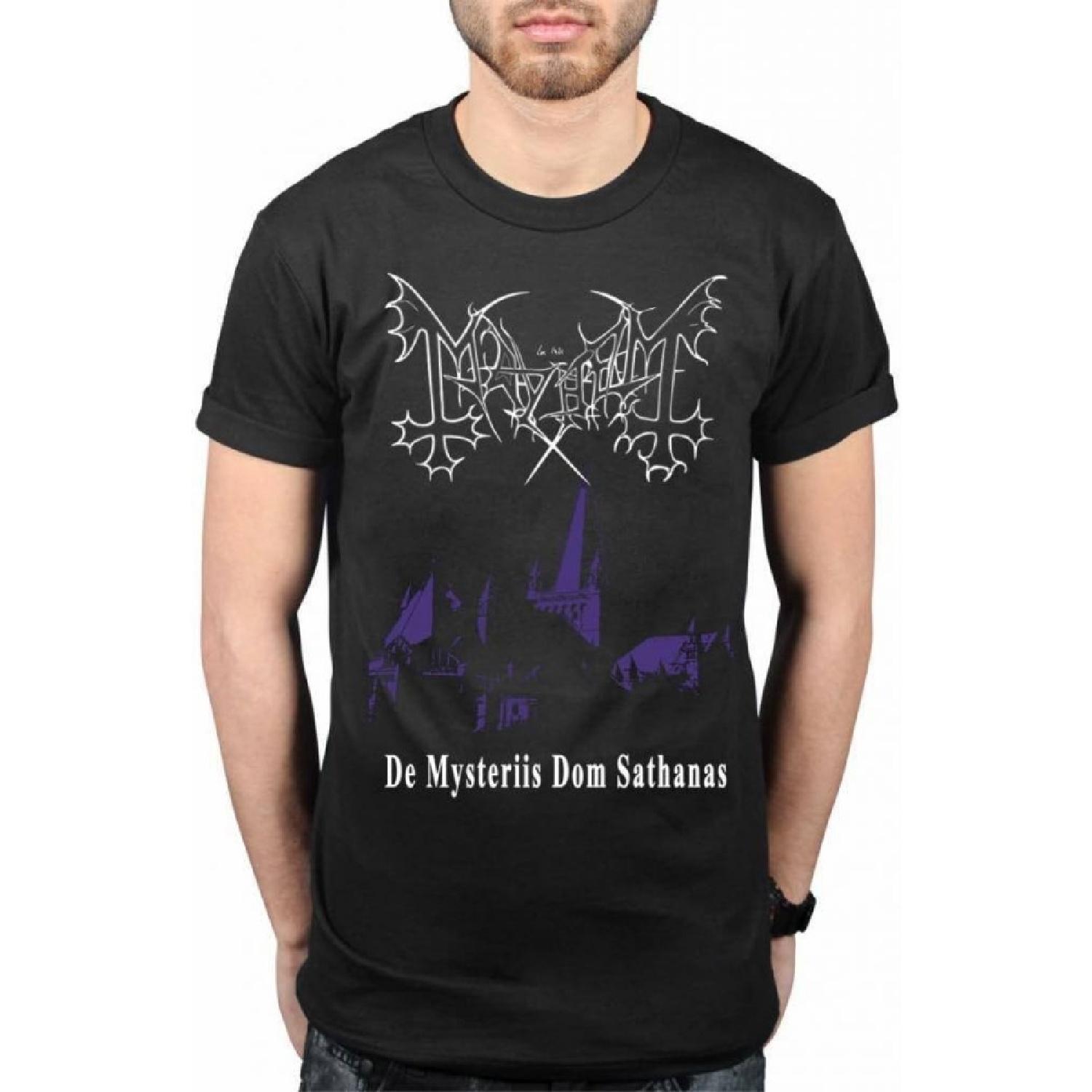 AWDIP Official Mayhem De Mysteriis Dom Sathanas T-Shirt Oslo Black Metal S разноцветный