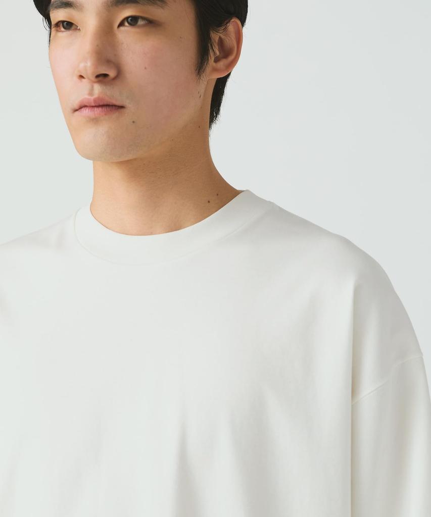 Snow Peak Organic Cotton Mercerized Long Sleeve Cut and and White T-Shirt SW-25AU010, Sew, Men's Women's, XL,