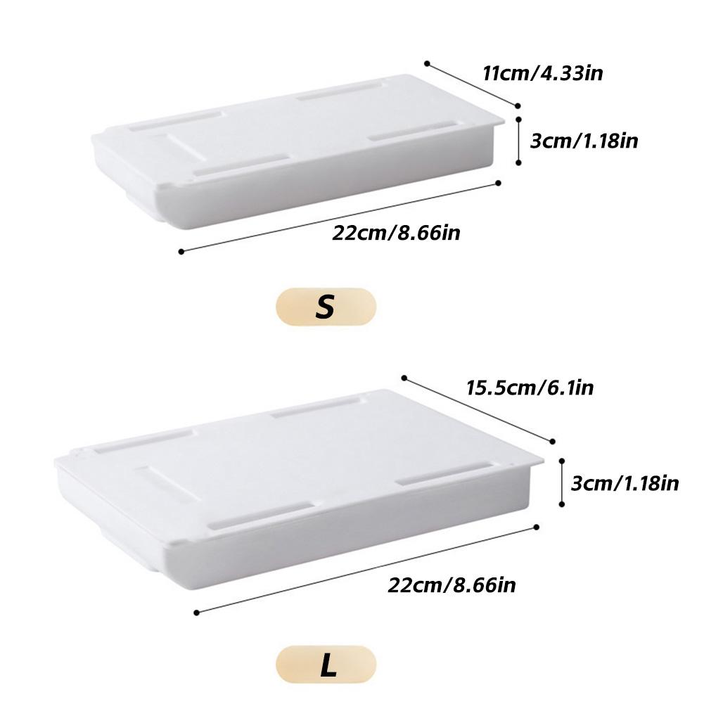 Samolepicí zásuvka pod stůl Skrytý úložný box Úspora místa Víceúčelový organizér na psací potřeby pro psací potřeby/kancelářské potřeby