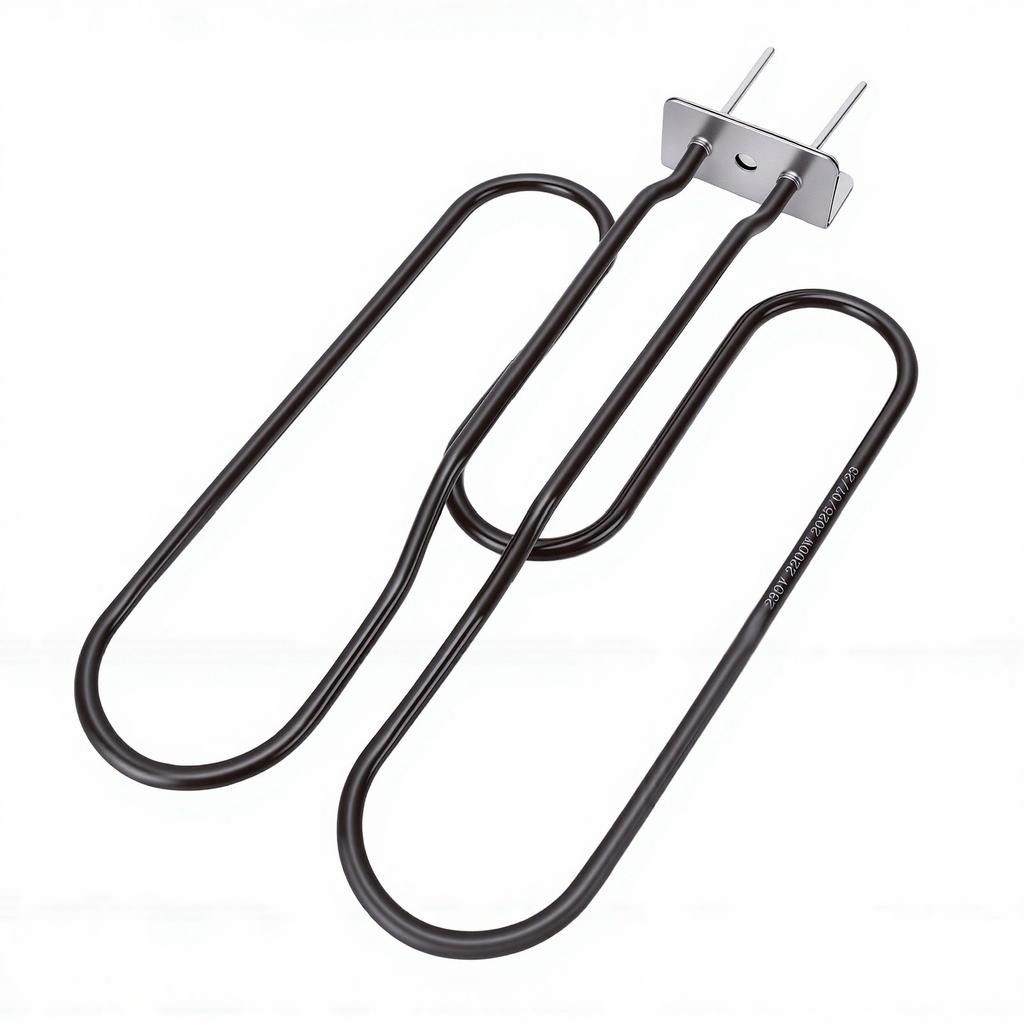Unità di riscaldamento per griglia BBQ Adatta per griglie Weber Q140 Q1400 Unità di riscaldamento elettrica per barbecue Parte 2200W Lega di alluminio