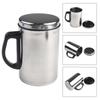 500ml/350ml Wasserbecher Edelstahl Reisebecher Isolierter Kaffee Wasser Tee Tasse 3,1*5,1Zoll/ 2,8*4,7Zoll Küchenteile Für Zuhause