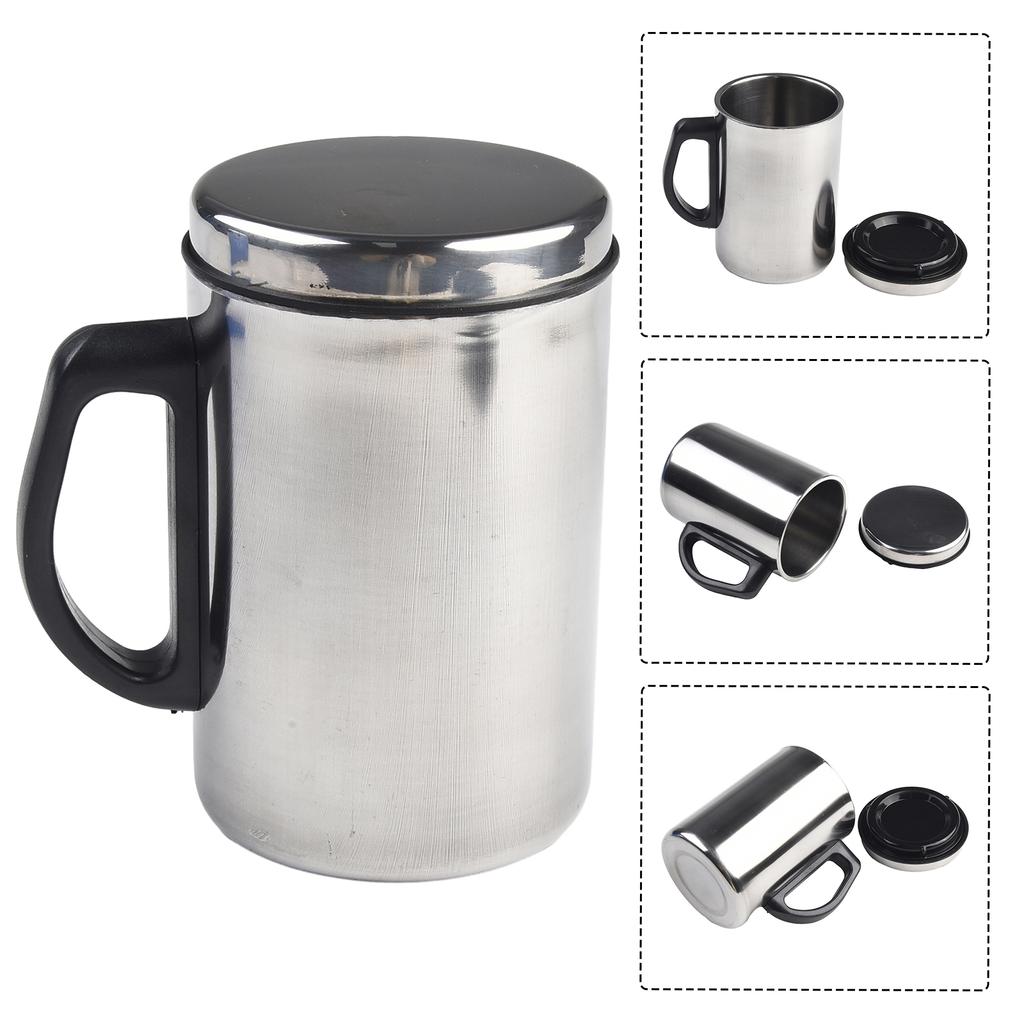 500ml/350ml Wasserbecher Edelstahl Reisebecher Isolierter Kaffee Wasser Tee Tasse 3,1*5,1Zoll/ 2,8*4,7Zoll Küchenteile Für Zuhause