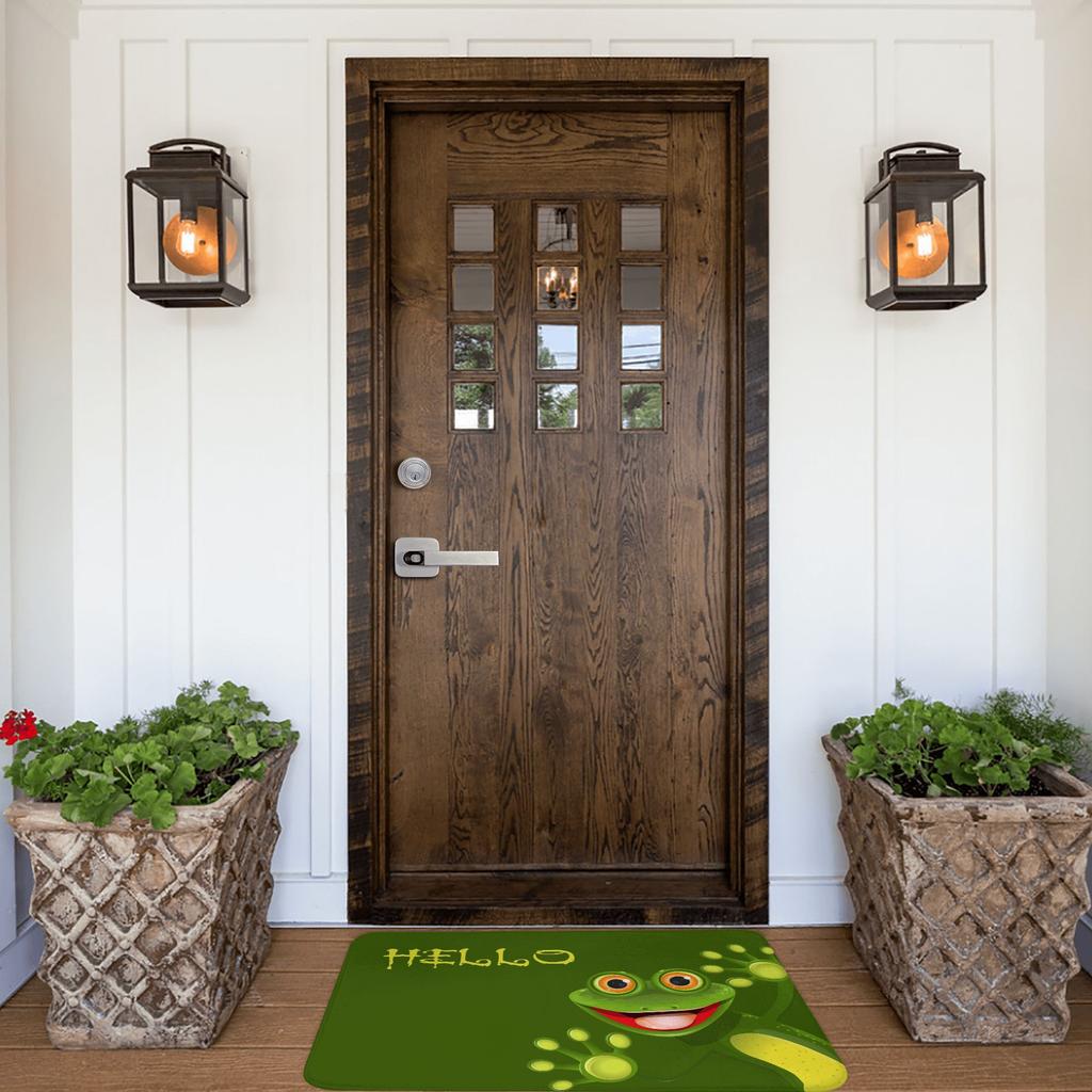 Happy Frog Doormat Mat Anti-Slip  Kitchen Bath Living Room Rug Carpet 40*60cm