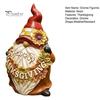 Waterproof Gnome Ornament Happy Thanksgiving Figurine, Sunflower Maple Leaf Statue, Cartoon Statue Dwarf Sculpture for Harvest Autumn Table