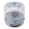 Rotating Rice Dispenser 13.2lb Capacity 6 Grid Airtight One Click Output Dry Food Storage Container
